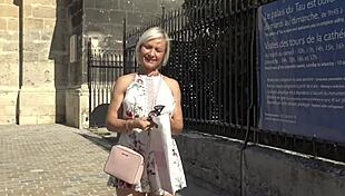 kim the 41 year old unreal skinny french milf from reims with big tits bares her pretty european ass