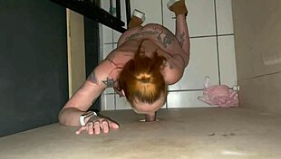 latina amateur bends for gangbang cocks filling every hole