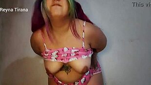 hello kitty latina in pajamas gives edging jerk instructions.