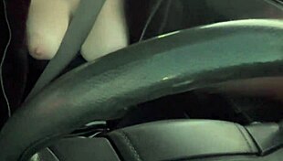 italian milf artemisia love flashes massive juicy tits while driving... hot enough?!