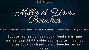 mille et unes bouches french asmr, suck my cock with dirty talk