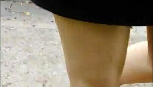 hey check out this chubby german flashing pantyhose on cable car mountain