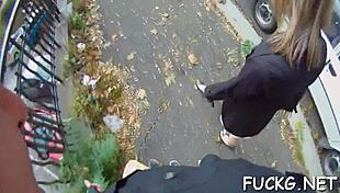 i spy on her with glasses then ram that furry mature pussy rough