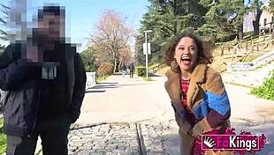 Hunting Nerds on Madrid Streets Leads to Rough Bang with Elena de la Vega