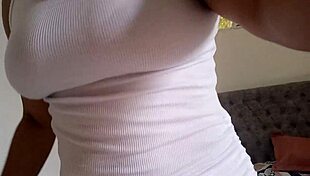 hijastra masturbates wet pussy on balcony neighbor watches ends in bed