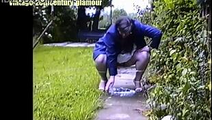 Bank Manager Elizabeth Hogben PEES in Back GARDEN