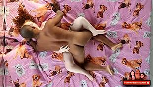 lorrany exotica takes massive bbc pounding and double cumshot blast!