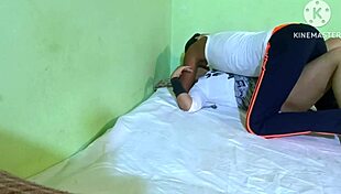 stepmom rides village uncles thick cock in rough bedroom fuck