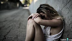 Perv stranger cleans petite homeless teen then fucks doggystyle rough!