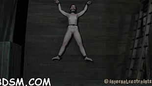 gently taming the eager spirit of a bound and gagged playgirl