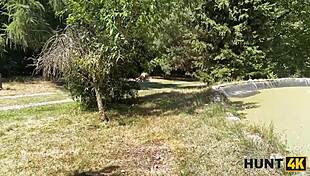 tricked this cute bikini teen into park pounding, she swallowed every drop 😈🌳