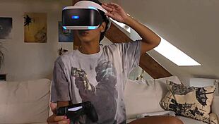 wanna join hot ebony roommates fingering wet pussies after vr games??