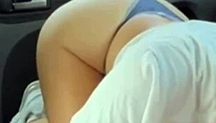 wanna see her go crazy swallowing his huge cum covered cock in airport parking lot?