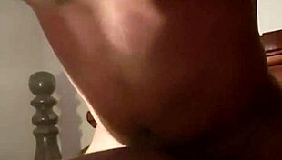 laying on my stomach while he unloads cum all over my ass