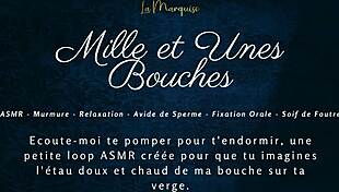 mille et unes bouches french asmr, suck my cock with dirty talk