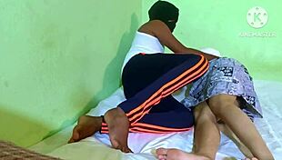 stepmom rides village uncles thick cock in rough bedroom fuck