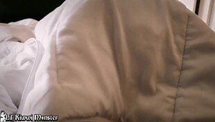 sneaking under covers to suck tiny dick of young latina