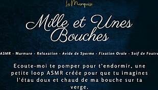 mille et unes bouches french asmr, suck my cock with dirty talk