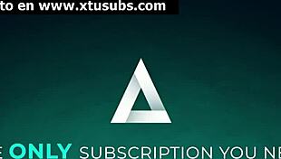 Roommate anal fucks teen with monster cock creampie in steamy threesome sub español