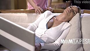 hey young guy, bet you can't resist sneaking peeks at stepmom's tempting curves