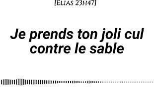 audio for women... i take your pretty ass on the sand man's voice waves cream massage fingering