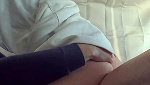 Married 38yo slender bride screams for intense car sex!