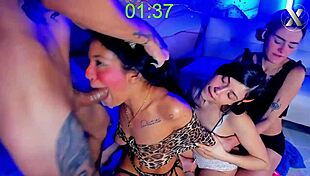 Candy's heart races taking huge cock deep throat