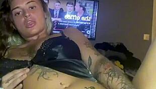 slutty goth slut fingers huge tits and ass after college classes