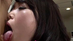 why does this juicy asian face sit so hard on cock craving more fetish fucking?