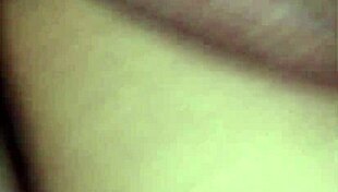 my sexy pierced nipple girl gives footjob leading to creampie closeup