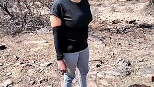 Village girl seduced from jungle fucked hard in hotel swallows huge load