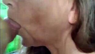 early morning pov. neighbor fills mature candi annie's mouth with cum?