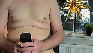 guy pounds fleshlight hard until massive cum explosion