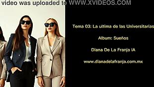 University girl Diana from the strip dances seductively at the nightclub turning heads in the crowd