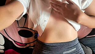 Omg this influencer bares her huge tits and ass in public!