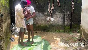 ever wonder how this petite african beauty rides monster cock outdoors in kinky casting bliss