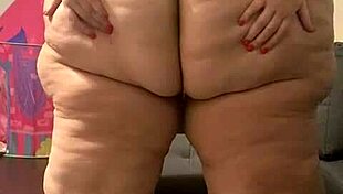 my fat bbw ass jiggles while i bounce on thick cock hard