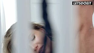 mary rock teases her lover before romantic cowgirl ride and cum