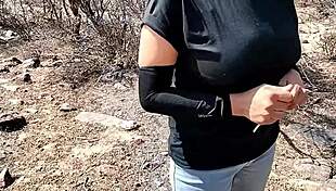 Village girl seduced from jungle fucked hard in hotel swallows huge load