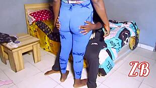 after workout these chubby lesbians lick big pussies then fuck hard with strapon dildo toys