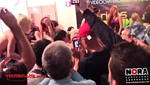 omg we're fucking on the stand with these big cock teens in orgy 😵‍💫🍆