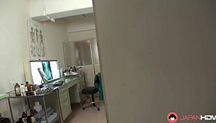 japanese nurse rei mizuna fingers moans rubbing trimmed wet pussy closeup hospital patient uncensored orgasm