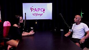 that naughty mulata babe slurps on negro's huge dick like a pro in sheer red lingerie