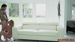 ADIRA ALLURE BENT OVER DOGGYSTYLE SUCKS MONSTER COCK RIMJOB FACIAL TOES FETISH!