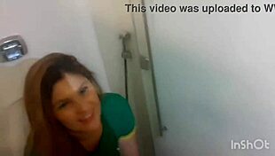 no clients so we banged security in bathroom