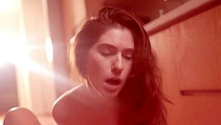 Kitchen turns wild with total body licking and hard orgasm