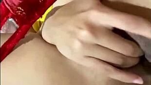 cute latina teen alexia shows off her perfect big tits body