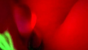 real intense female orgasm leaks creampie from black dick close-up