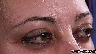 will randy honey swap and swallow every bukkake facial cream drop?