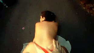 Brazilian Hottie Finds Trail For Outdoor Pussy Pounding